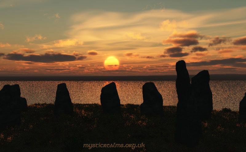 Stone circle on Lundy