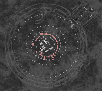 Sarsen Circle Stonehenge Map